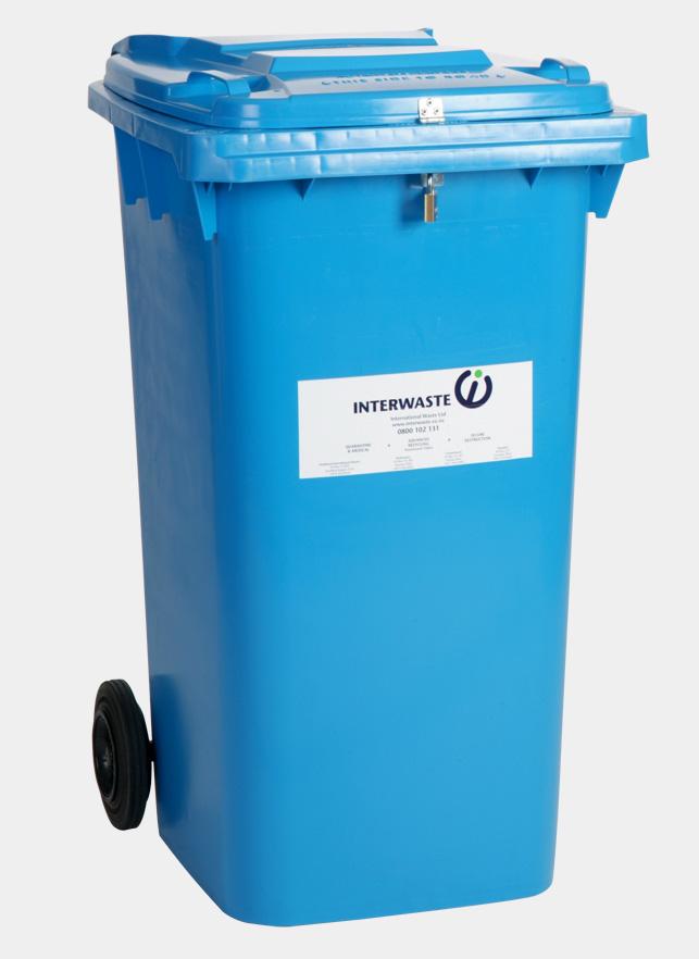 Document Destruction Bin 240 litre Interwaste